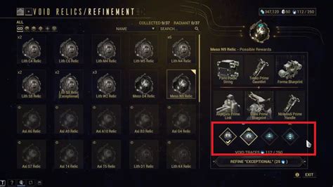 how to unlock relic refinement.
